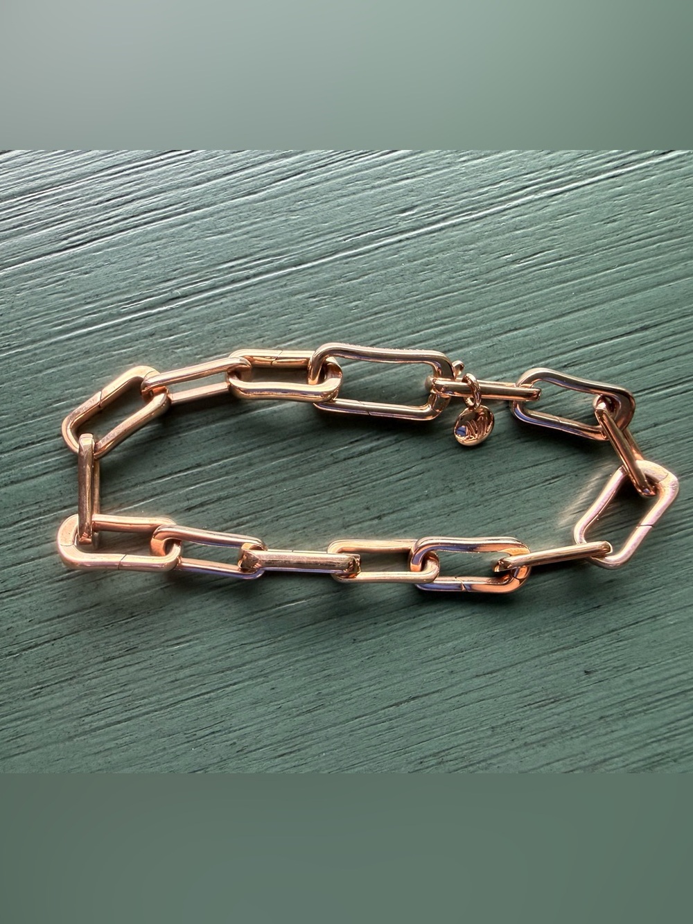 Monica Vinader Alta Capture Charm Bracelet 18k Rose Gold Vermeil